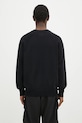 Odjeća Pulover Y-3 Logo Knit Crew JL8752 crna