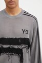 Пуловер Y-3 Graphic Knit Crew JM3238 сив
