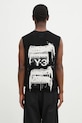Sveter Y-3 Graphic Knit Vest nášivka čierna JN4874