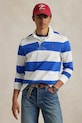 Bavlnený sveter Polo Ralph Lauren Long Sleeve vzorovaný modrá 710900566