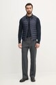 Barbour pulover de bumbac Lingwood Compact Cotton Crew Sweater MKN1643 bleumarin SS25