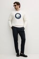 BOSS Orange sweter bawełniany 50536391 biały SS25