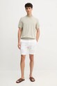 BOSS Orange sweter z domieszką kaszmiru 50538267 beżowy SS25