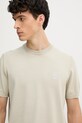 BOSS Orange sweter z domieszką kaszmiru beżowy 50538267