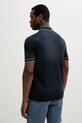 Odzież BOSS polo lniane 50537640 granatowy