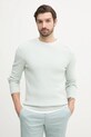 Calvin Klein sweter turkusowy K10K114080