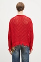 Clothing Andersson Bell jumper Damaged Boatneck atb1240u red