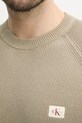 Calvin Klein Jeans sweter bawełniany J30J327281 zielony