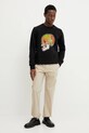 Bavlnená mikina PS Paul Smith M2R.027R.PP5119 čierna SS25