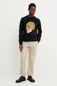 PS Paul Smith hanorac de bumbac M2R.027R.PP5119 negru SS25