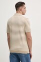 Odzież Tommy Hilfiger polo bawełniane MW0MW37396 beżowy