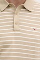 Tommy Hilfiger polo bawełniane MW0MW37396 beżowy