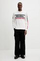 Bavlněný svetr Red Bull Racing x Pepe Jeans KNITTED MOTO CREW RM700011 béžová SS25