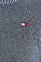 Βαμβακερό πουλόβερ Tommy Jeans DM0DM20923 σκούρο μπλε