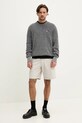 Хлопковый свитер Tommy Jeans DM0DM20923 серый SS25