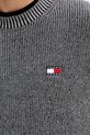 Хлопковый свитер Tommy Jeans серый DM0DM20923
