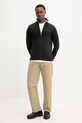 Βαμβακερή ζακέτα Tommy Jeans DM0DM21301 μαύρο SS25