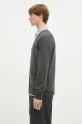 Fred Perry woolen cardigan K9551.R85 gray SS25