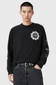 Хлопковая кофта AllSaints ORBITAL M021PC чёрный SS25