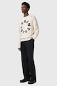 AllSaints sweter bawełniany DIAGEO M025KC biały