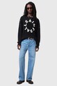 Pamučni pulover AllSaints DIAGEO M025KC crna