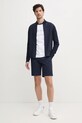 Hackett London bluza din lana HM703343 bleumarin SS25