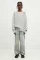 Maison MIHARA YASUHIRO sweter Sun Faded J14SW702 szary