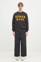 Bavlnený sveter Human Made Lowgauge Knit Sweater HM29CS001 sivá