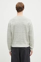 Clothing Human Made linen blend jumper Heart Knit Sweater HM29CS002 gray