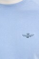 Aeronautica Militare pulover de bumbac MA1556L560 albastru