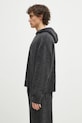 MKI MIYUKI ZOKU pulover din amestec de lana Mohair Blend Knit Hoody MOHAIR.BLEND.KNIT.HO.BL gri SS25