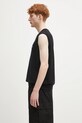 Bavlněný svetr Carhartt WIP Madison Vest Sweater I033036.0D2XX černá SS25