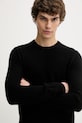 Kašmírový sveter FROM FUTURE čierna MPR00051