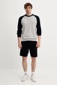 FROM FUTURE sweter kaszmirowy MPR02658 szary SS25