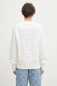 Odzież Kenzo sweter bawełniany Weave FF55PU7083CB.02 biały