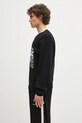 Kenzo sweter wełniany Happy Tiger FF55PU7273LD.99J czarny SS25