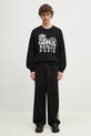 Вълнен пуловер Kenzo Happy Tiger FF55PU7273LD.99J черен