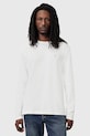 AllSaints longsleeve din bumbac ELLIS uni alb M019JC
