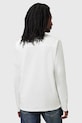 Îmbrăcăminte AllSaints longsleeve din bumbac ELLIS M019JC alb
