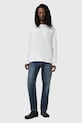 AllSaints longsleeve din bumbac ELLIS alb M019JC