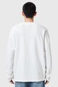 AllSaints longsleeve bawełniany FOSTER biały M026JC