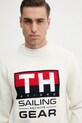 Tommy Hilfiger pulover de bumbac SAILING alb MN0MN00017