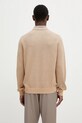 Odzież Paul Smith kardigan z domieszką lnu M1R.258Z.P02681 beżowy