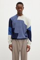 Pamučni pulover Paul Smith Planet friendly mornarsko plava M1R.266Z.P02684