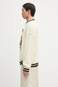 Шерстяной свитер Palm Angels Bear In Mind PMHE007S25KNI0010360 бежевый SS25