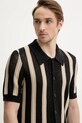 Košile s příměsí lnu Marc O'Polo černá 524504864008