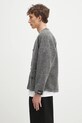 NEIGHBORHOOD kardigan wełniany Wool Jersey Cardigan 242FPNH.CSM14 szary SS25
