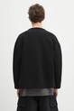 Odzież NEIGHBORHOOD kardigan wełniany Wool Jersey Cardigan 242FPNH.CSM14 czarny