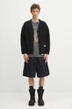 NEIGHBORHOOD kardigan wełniany Wool Jersey Cardigan 242FPNH.CSM14 czarny