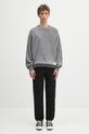 NEIGHBORHOOD sweter kaszmirowy Cashmere Crewneck Sweater 242NGNH.KNM01 szary